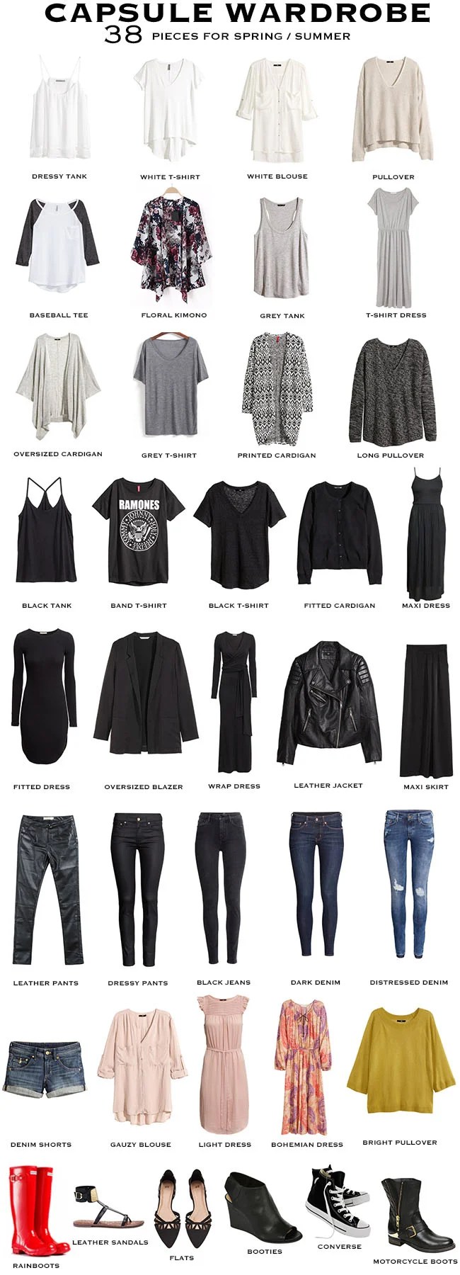 Spring Summer Capsule Wardrobe 2023