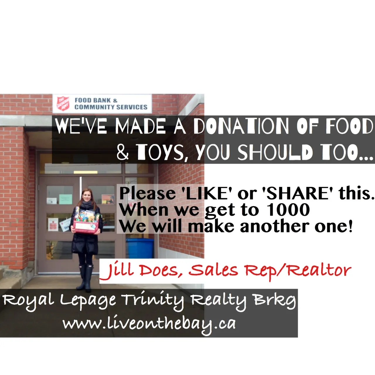 Get in the Christmas Spirit & Donate to the Food Bank Jill Does Royal