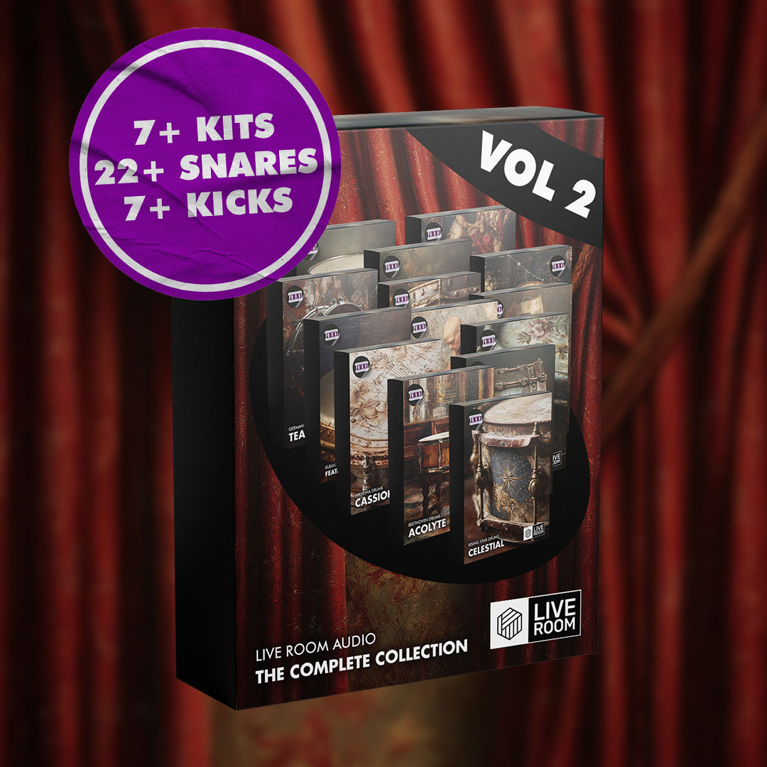 The Complete Collection Vol.2 – Live Room Audio | Drum Samples