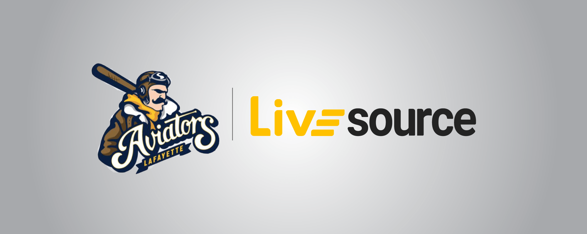 Lafayette aviators baseball club & livesource partnership announced
