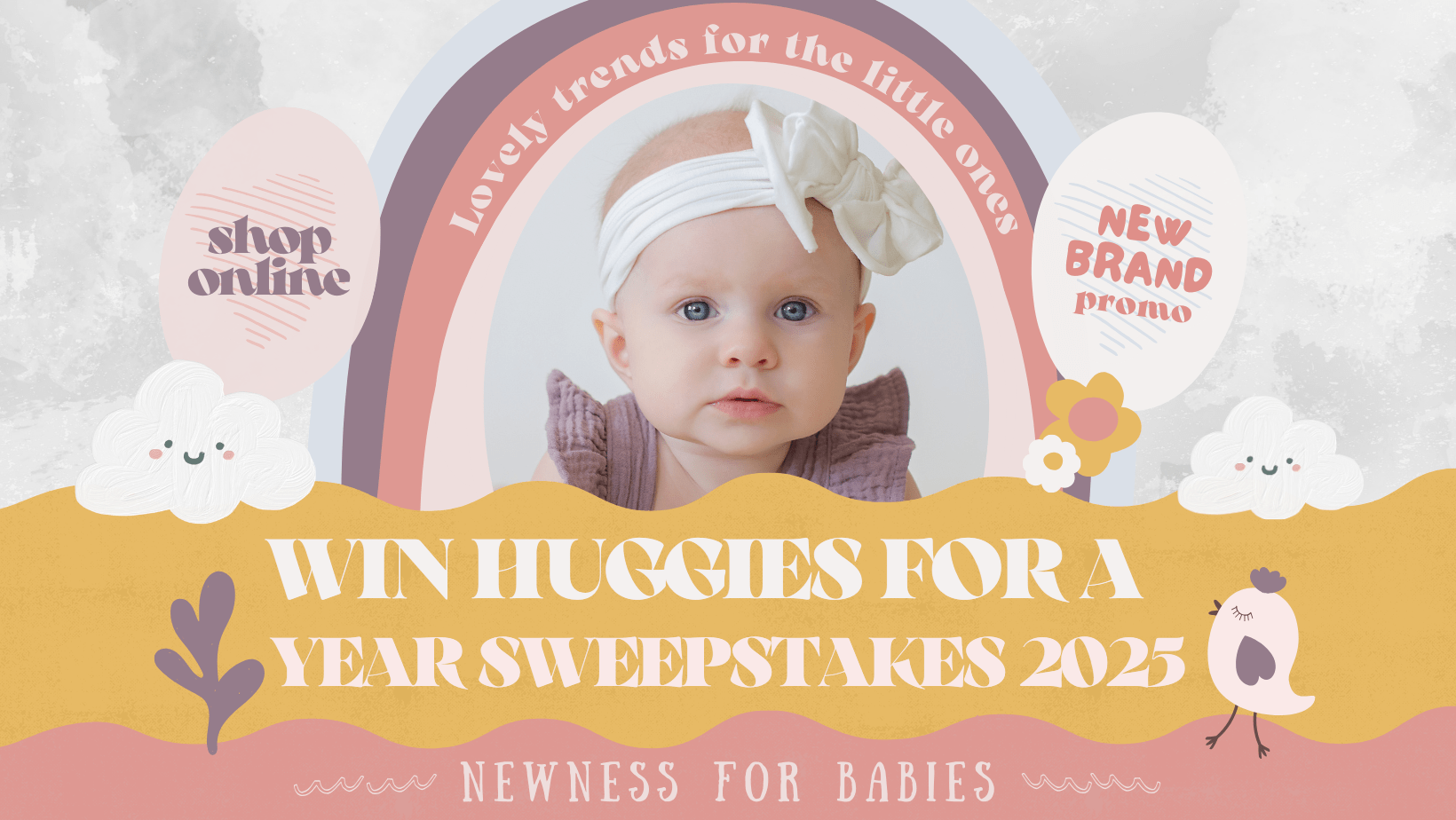 Win HUGGIES for a Year Sweepstakes 2025 (huggies.com)