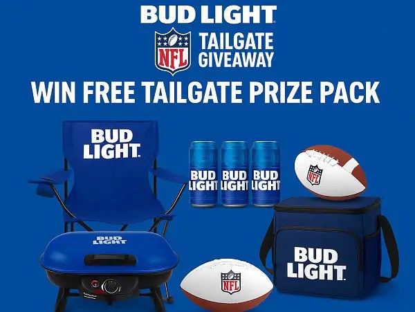 Bud Light NFL Tailgate Sweepstakes 2025