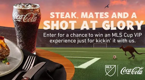 Coca-Cola and Outback Steakhouse Soccer Sweepstakes