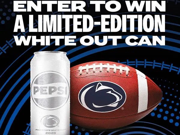 2025 Pepsi Penn State White Out Sweepstakes