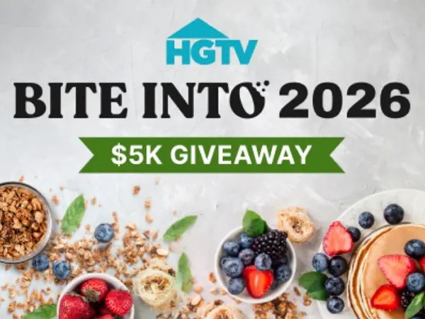 HGTV Bite into 2026 Giveaway USA