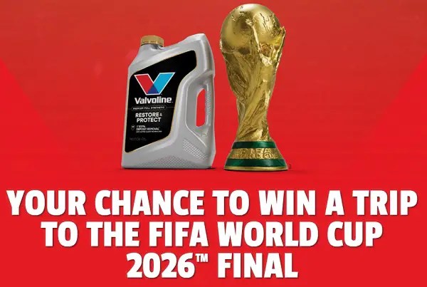 Valvoline FIFA World Cup Giveaway 2026 USA
