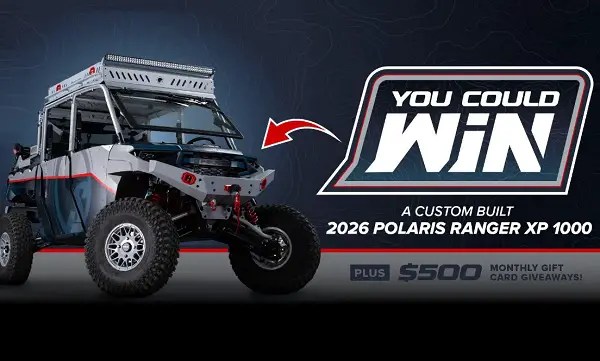 SuperATV Build To Ride SXS Sweepstakes 2026 USA