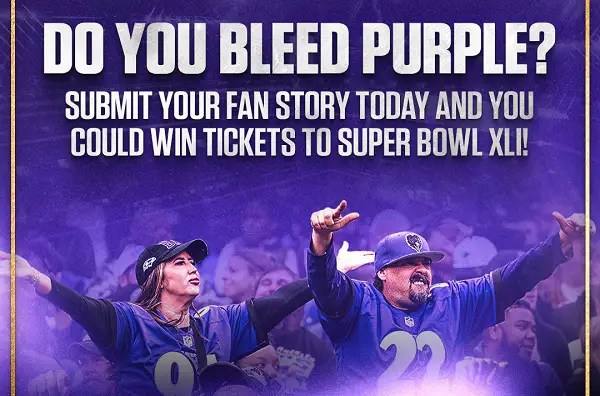 Baltimore Ravens Flocks Finest Fan Sweepstakes 2026