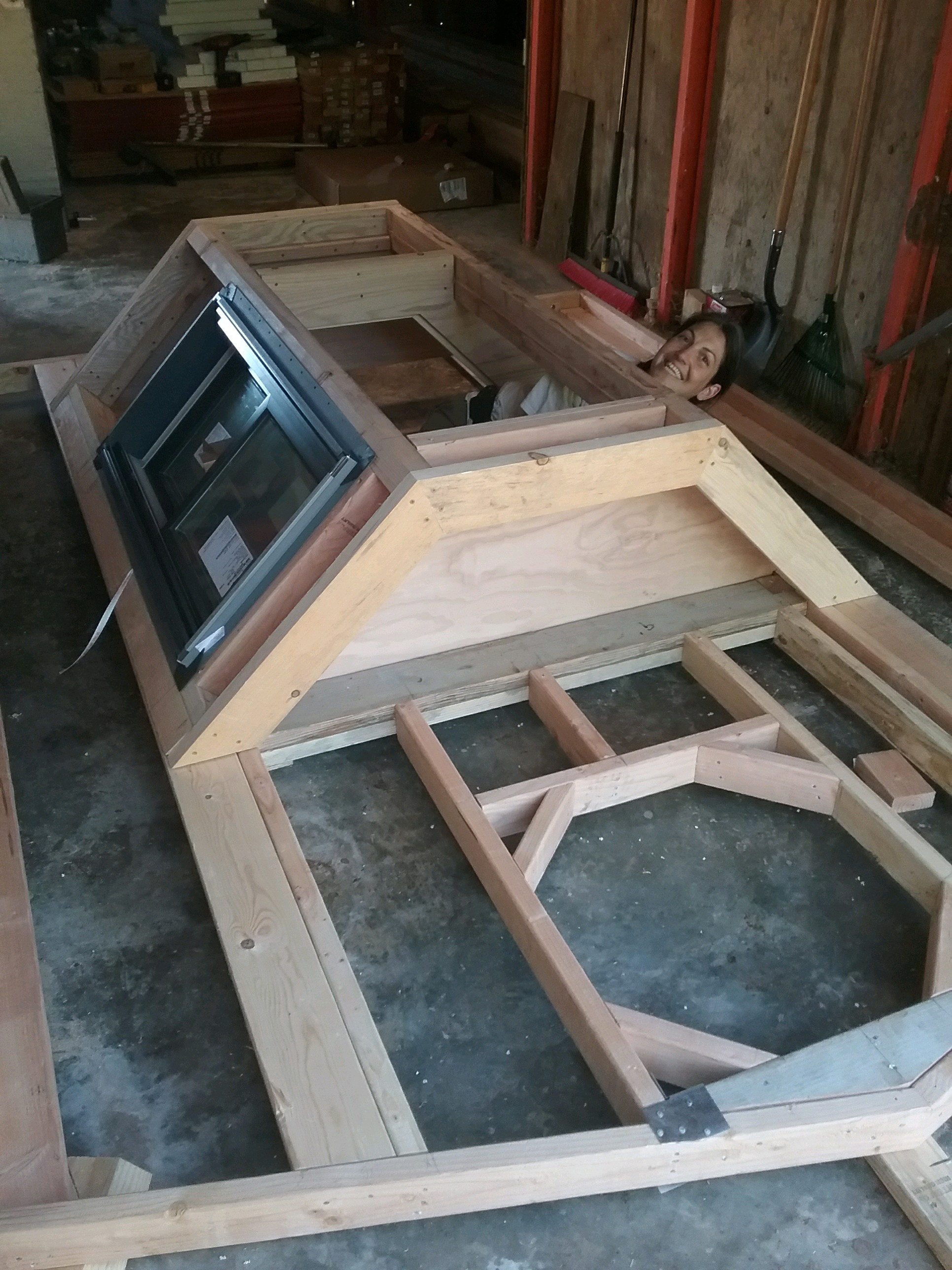 Testing the bay window placement