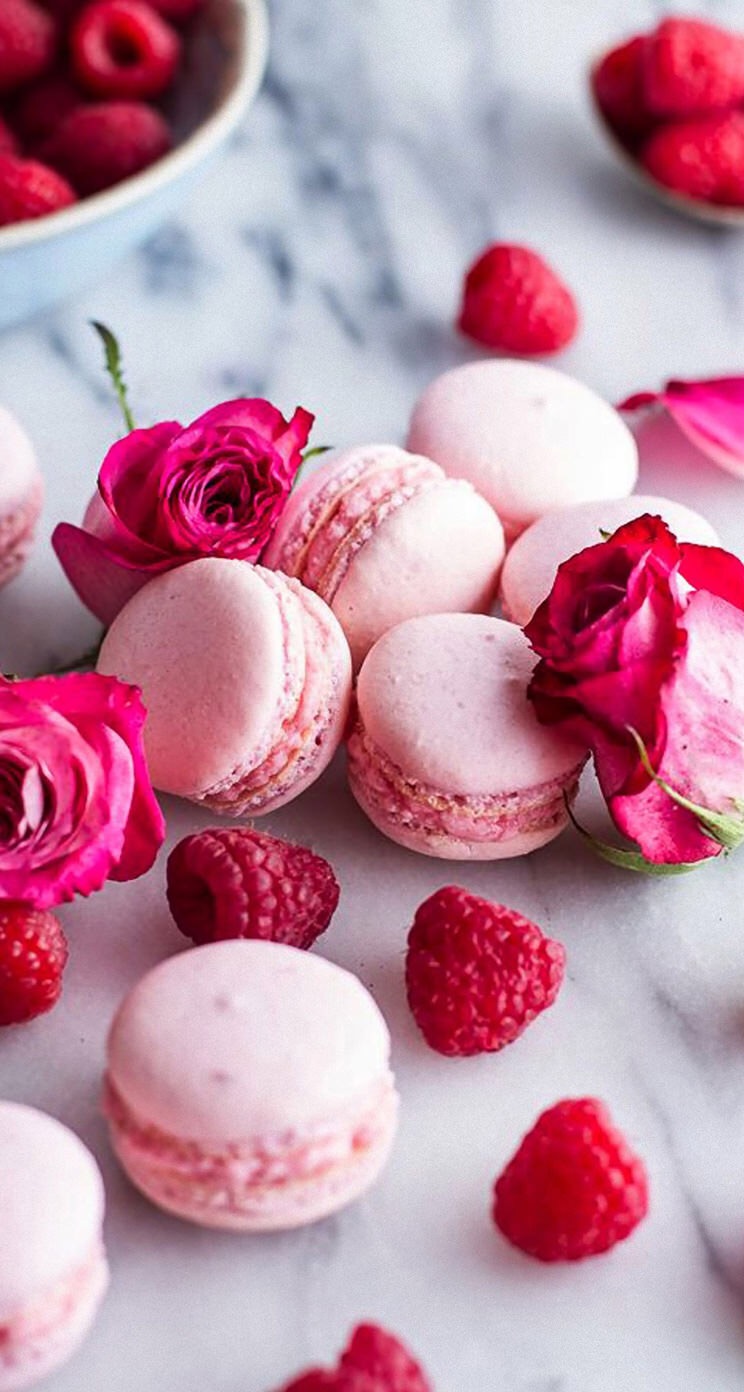 Adorable pics of baby animals bring instant happiness. Beautiful Pink Macaroons Raspberry Rose Wallpaper 2022 Live Wallpaper Hd