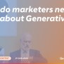 How Is Generative AI Changing Marketing