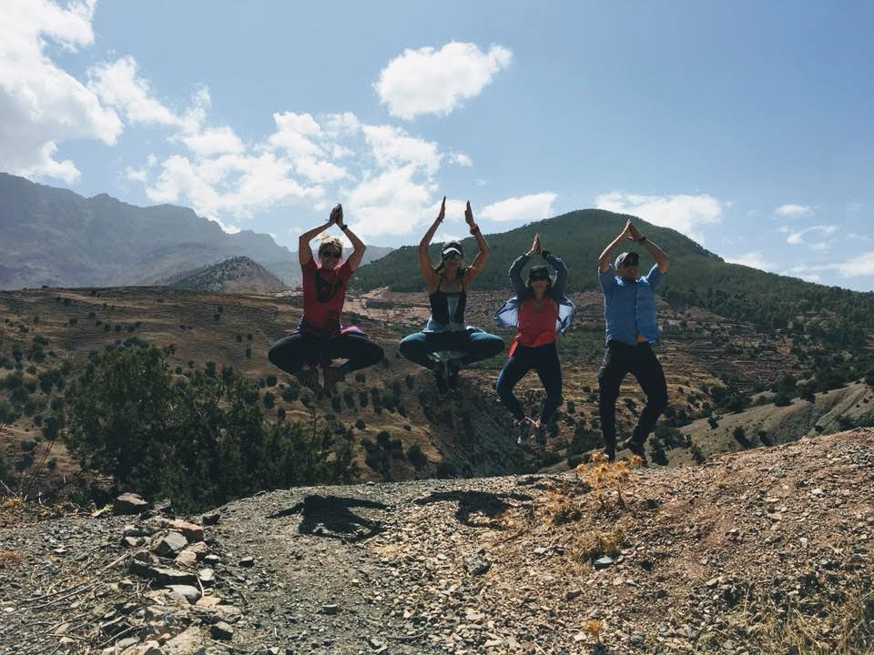 Frog Jump in the High Atlas Mountains of Morocco