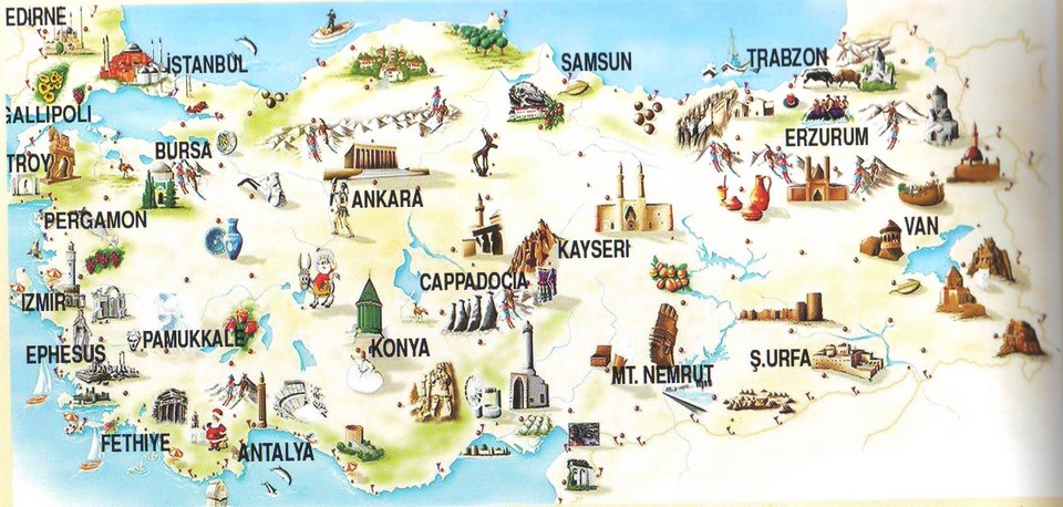 Turkey Tourism Map Living Nomads Travel Tips Guides News Turkey Tourism Map 