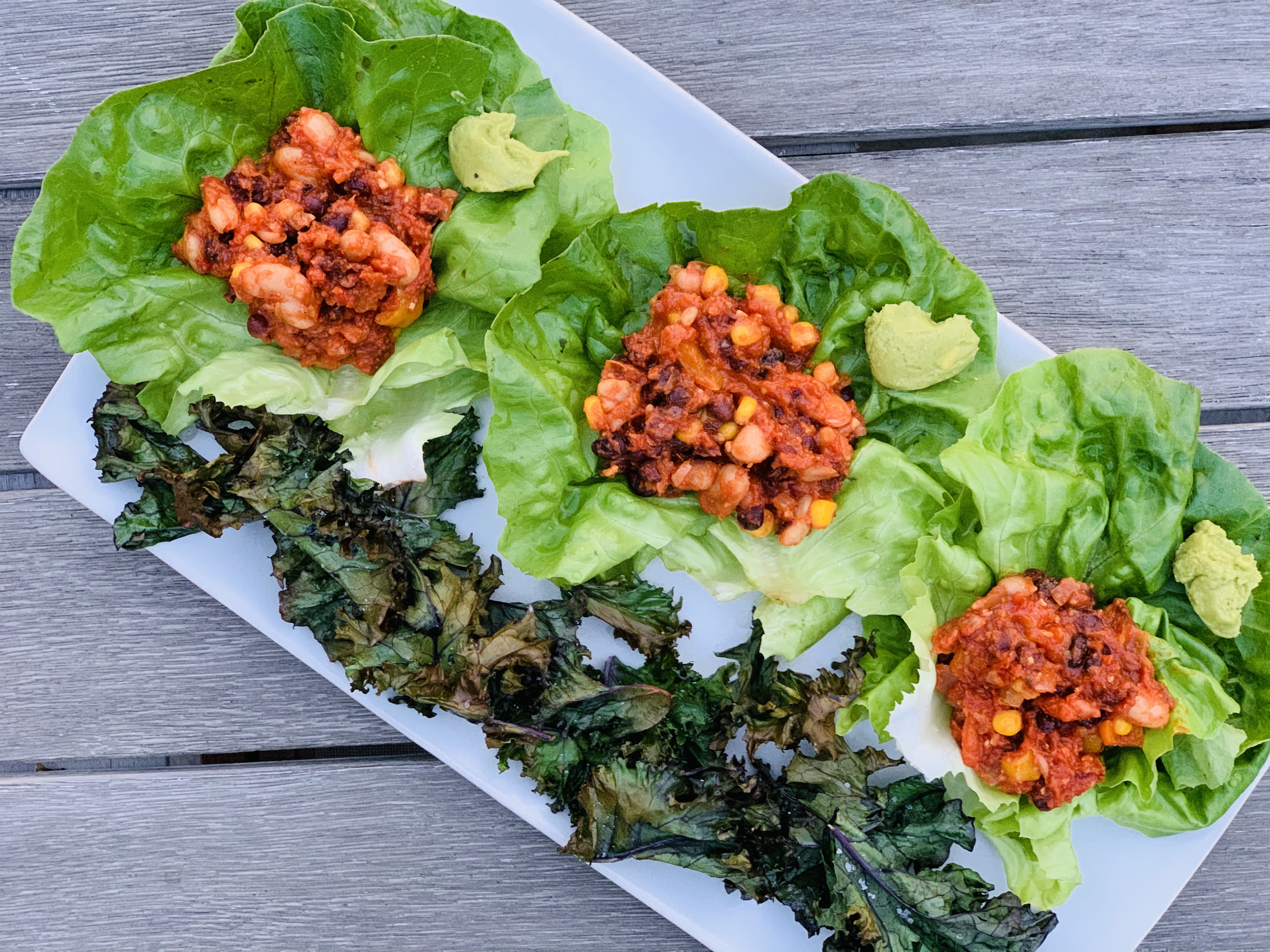 Black Bean Lettuce Wraps