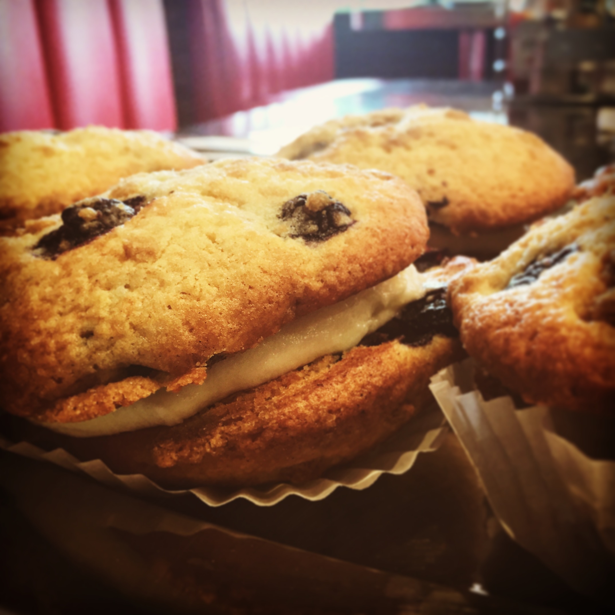 Blueberry Muffin Top Whoopie Pies