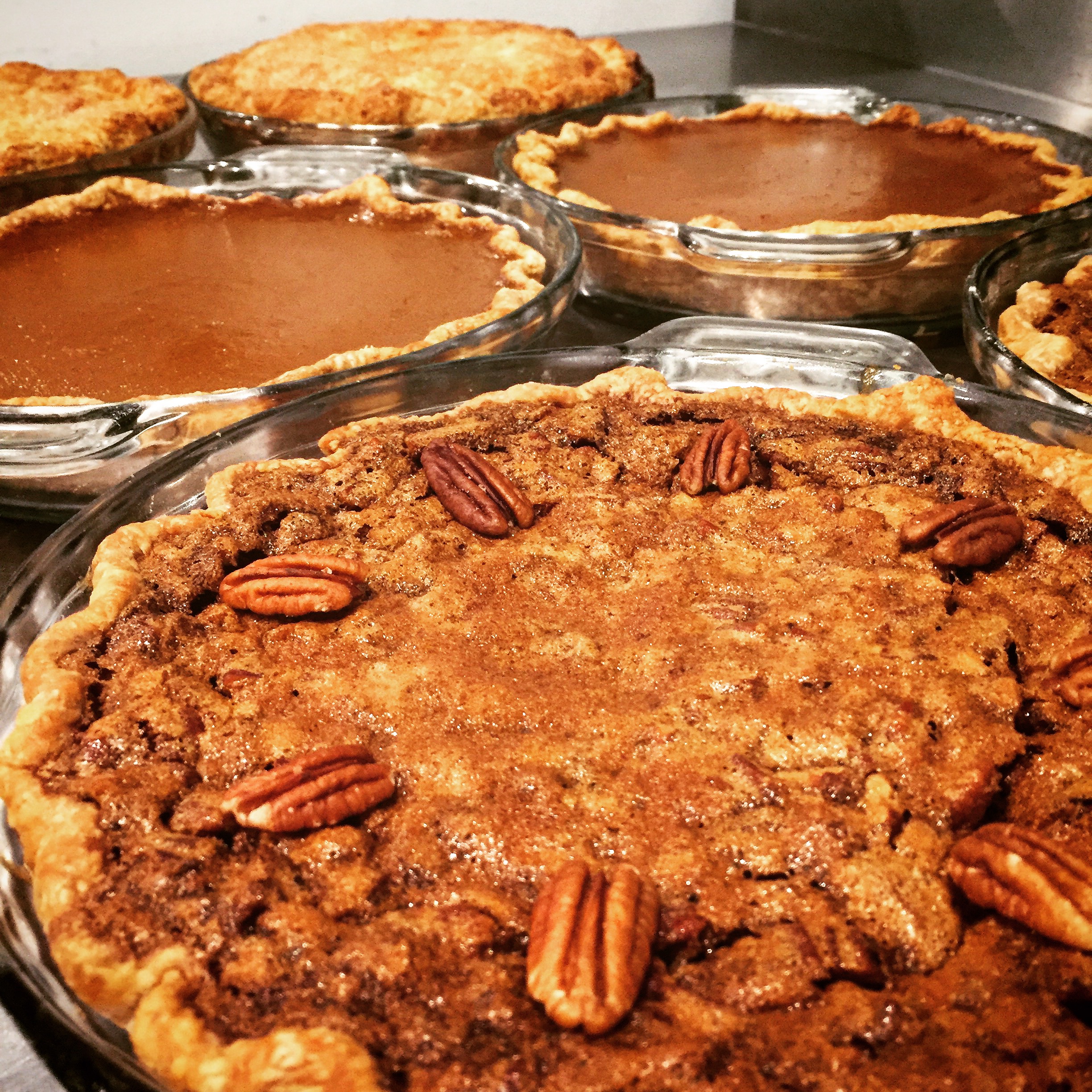 Pecan and Pumpkin Pies