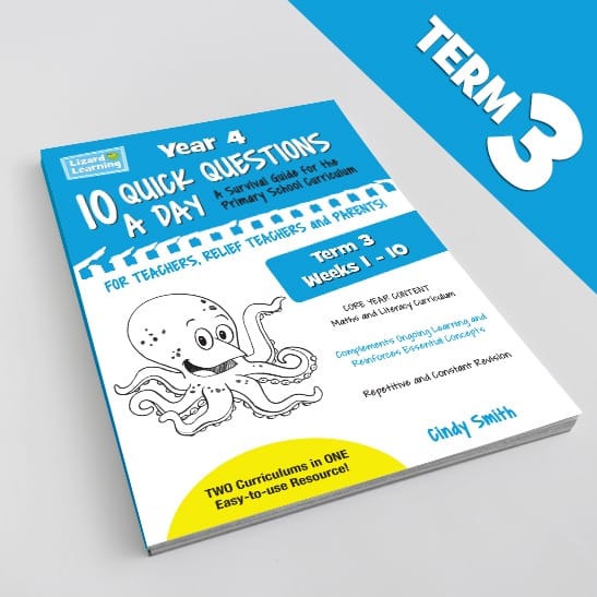 10 Quick Questions a Day - Year 4, Term 3 | Student PDF Workbook