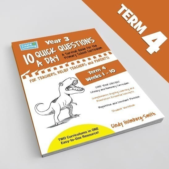 10 Quick Questions a Day - Year 3, Term 4 | Student PDF Workbook
