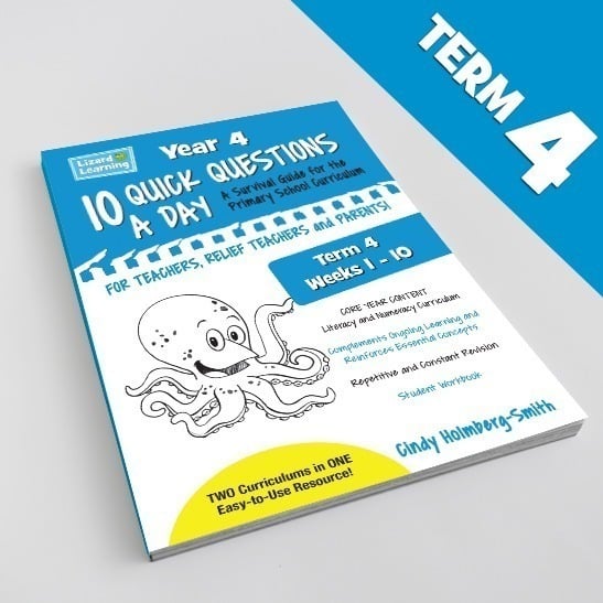 10 Quick Questions a Day - Year 4, Term 4 | Student PDF Workbook