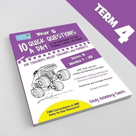 10 Quick Questions a Day - Year 5, Term 4 | Student PDF Workboo