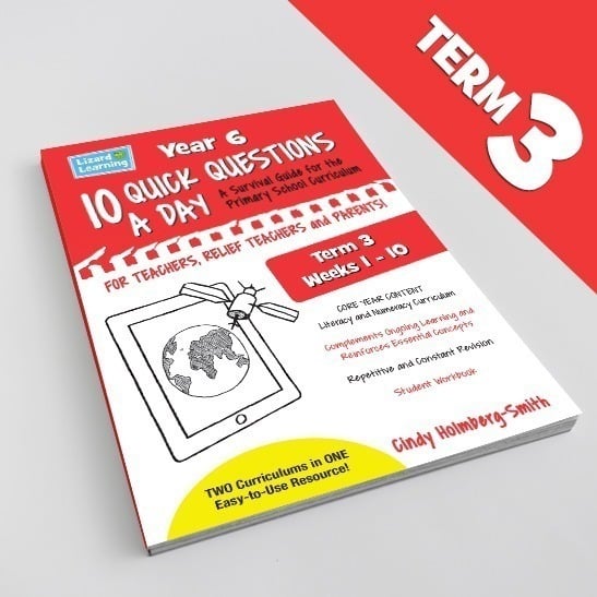 10 Quick Questions a Day - Year 6, Term 3 | Student PDF Workbook