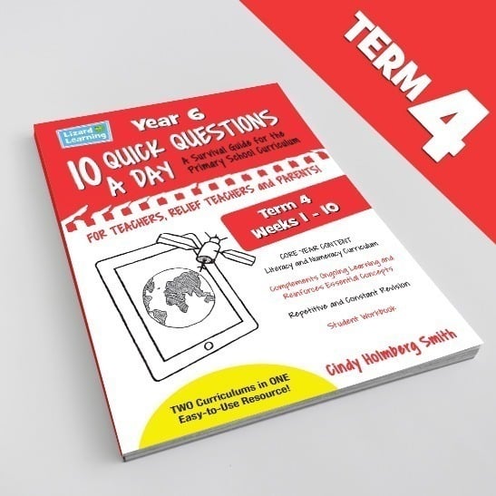 10 Quick Questions a Day - Year 6, Term 4 | Student PDF Workbook