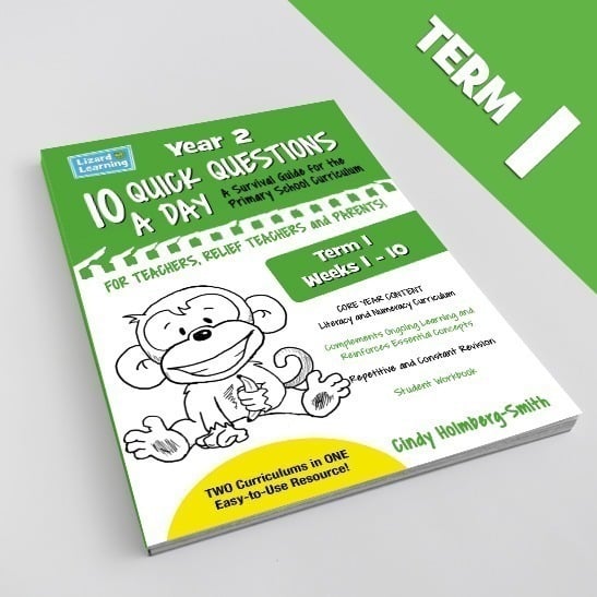 10 Quick Questions a Day - Year 2, Term 1 | Student PDF Workbook