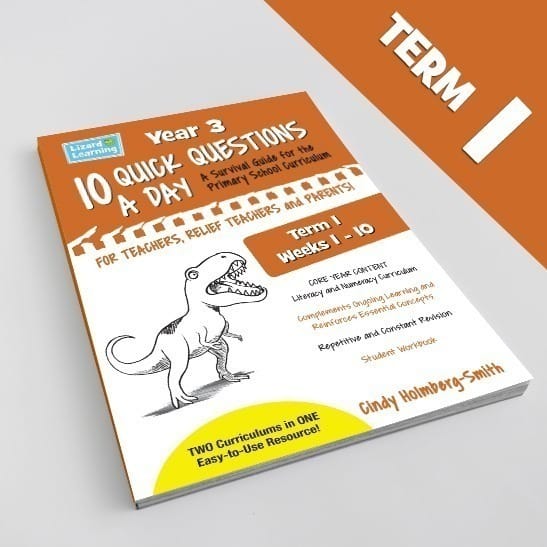 10 Quick Questions a Day - Year 3, Term 1 | Student PDF Workbook