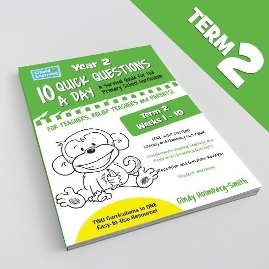10 Quick Questions a Day - Year 2, Term 2 | Student PDF Workbook