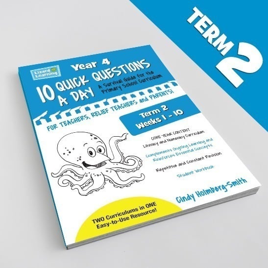10 Quick Questions a Day - Year 4, Term 2 | Student PDF Workbook