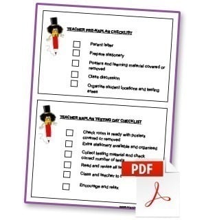 Naplan Checklists