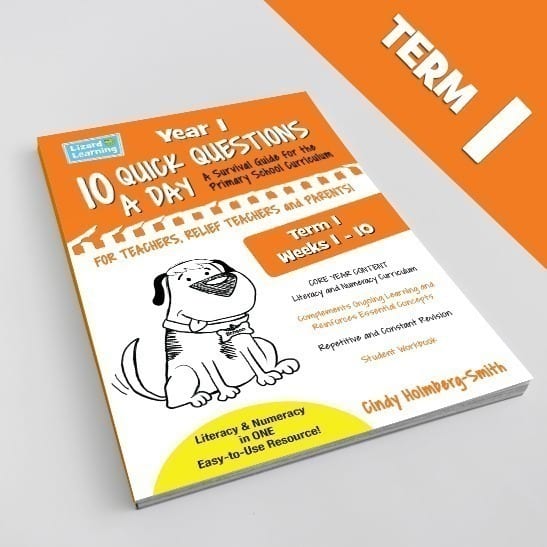 10 Quick Questions a Day - Year 1, Term 1 | Student PDF Workbook