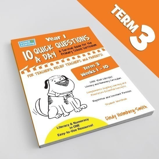 10 Quick Questions a Day - Year 1, Term 3 | Student PDF Workbook