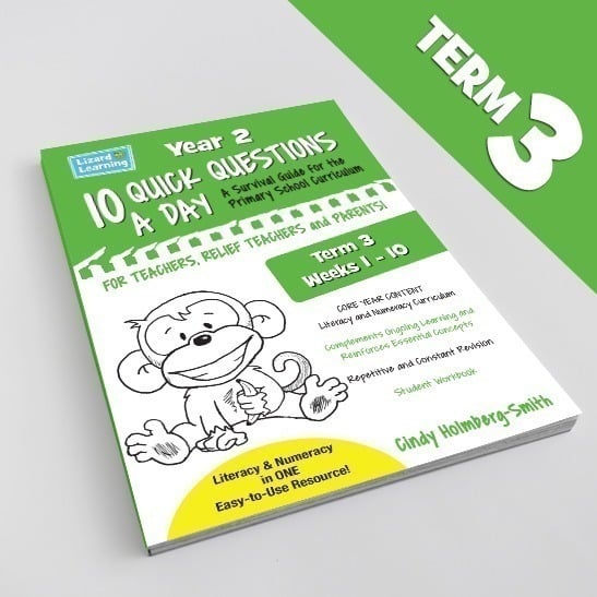10 Quick Questions a Day - Year 2, Term 3 | Student PDF Workbook