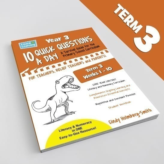 10 Quick Questions a Day - Year 3, Term 3 | Student PDF Workbook