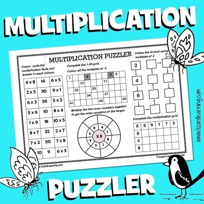 Multiplication Puzzler - Worksheet