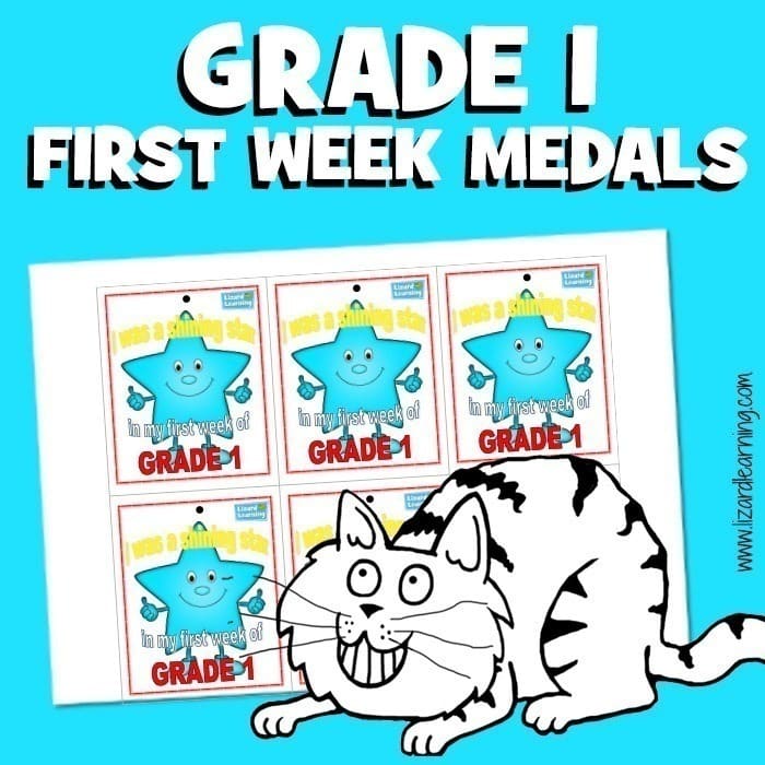 Grade 1 First Week Medals - Medals