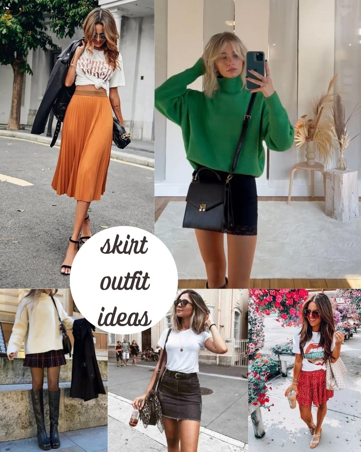 27 skirt outfit ideas for every season