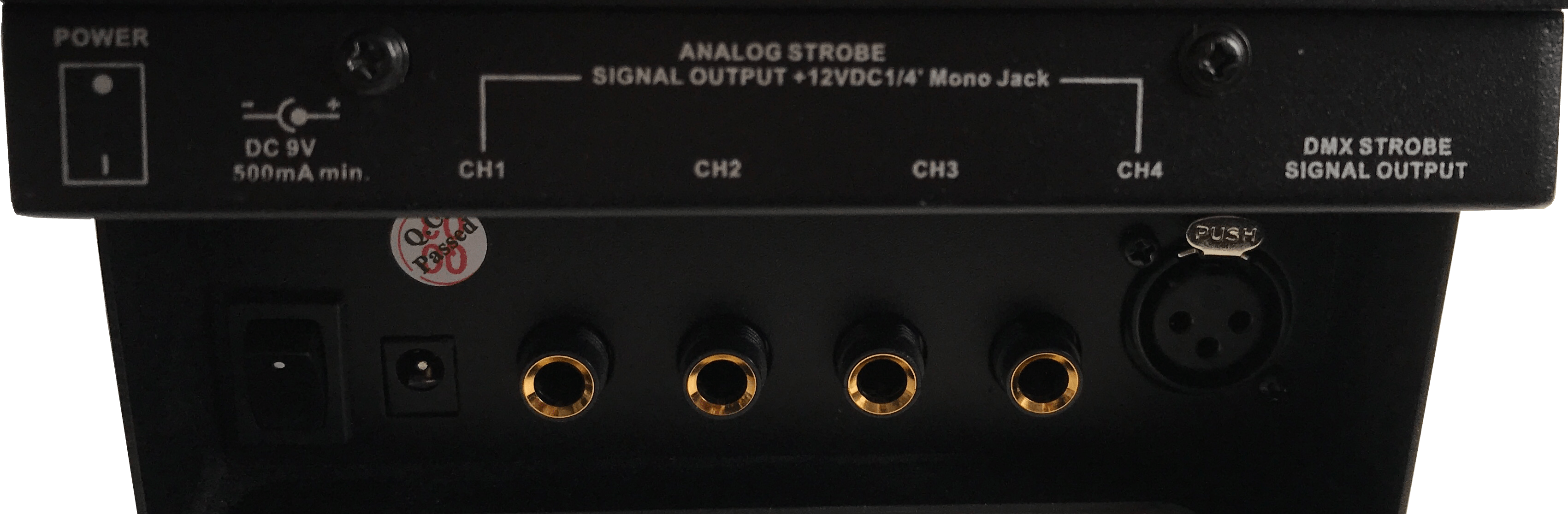 Strobe-kontroll (baksida)