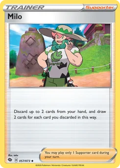 Milo (아킬) (Normal) - 57/73 - Sword & Shield - Champion's Path - Near Mint - (영문판)