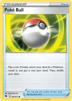 Poké Ball (몬스터볼) (Normal) - 59/73 - Sword & Shield - Champion's Path - Near Mint - (영문판)