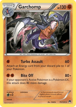 Garchomp (한카리아스) (Holo) - 70/122 - XY - BREAKpoint - Near Mint - (영문판)