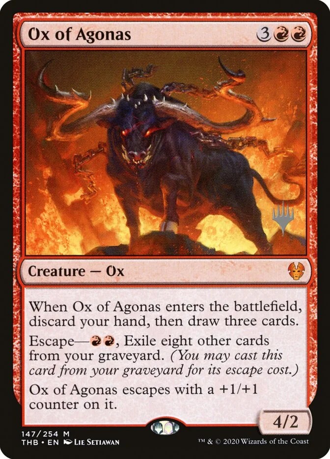 Ox of Agonas / 아고나스의 황소 [PTHB #147p] (Promo) - Near Mint - Non-Foil