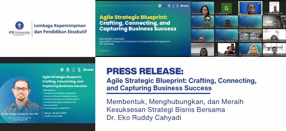 Press Release: Agile Strategic Blueprint: Crafting, Connecting, and Capturing Business Success