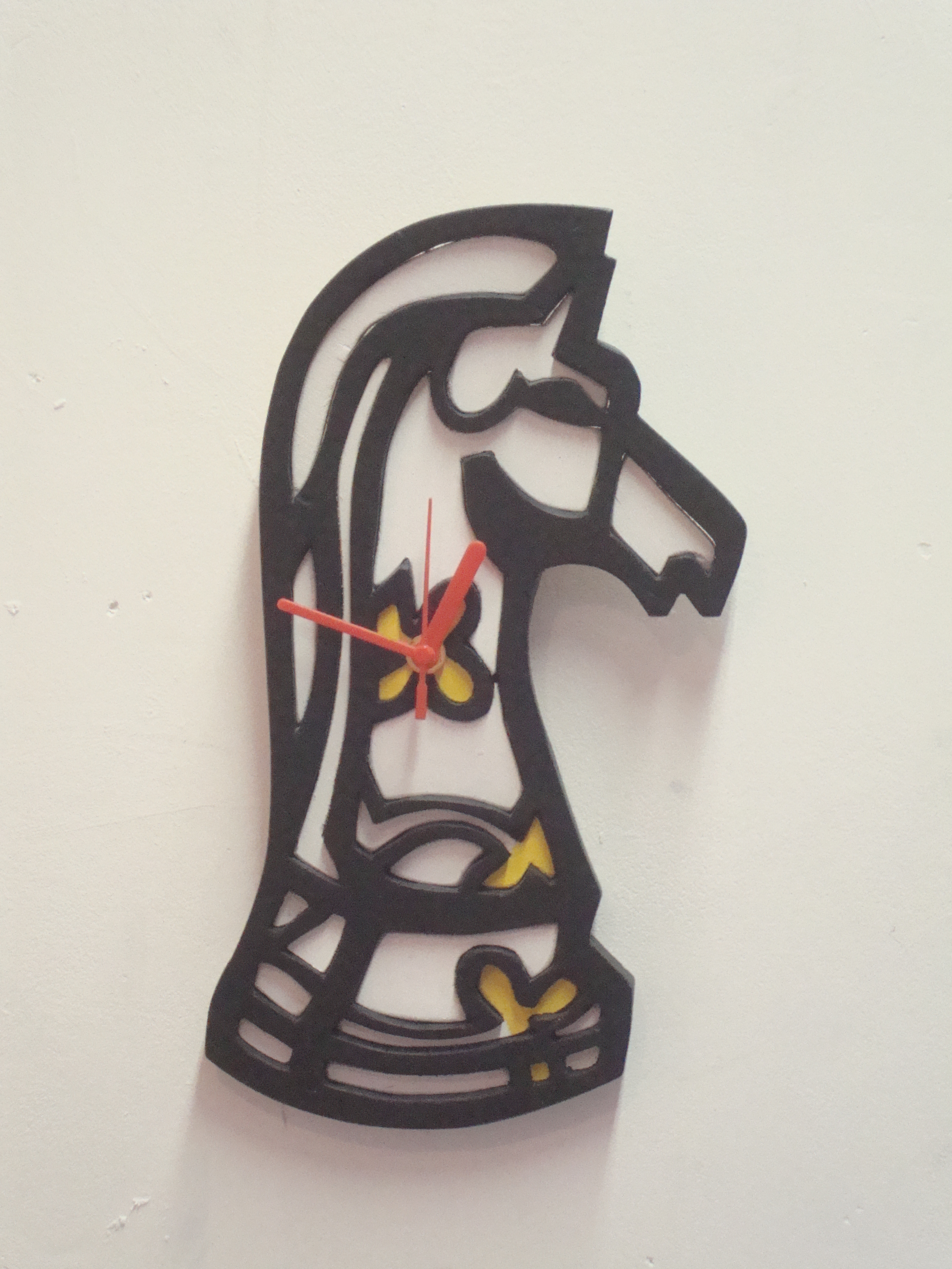 Chess piece clock.