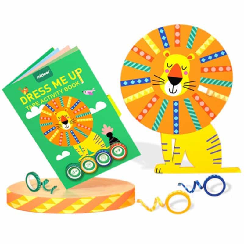 MIDEERDRESSMEUPTAPEACTIVITYBOOK1 Mideer Tape Me Up Tape Activity Book - Image 1