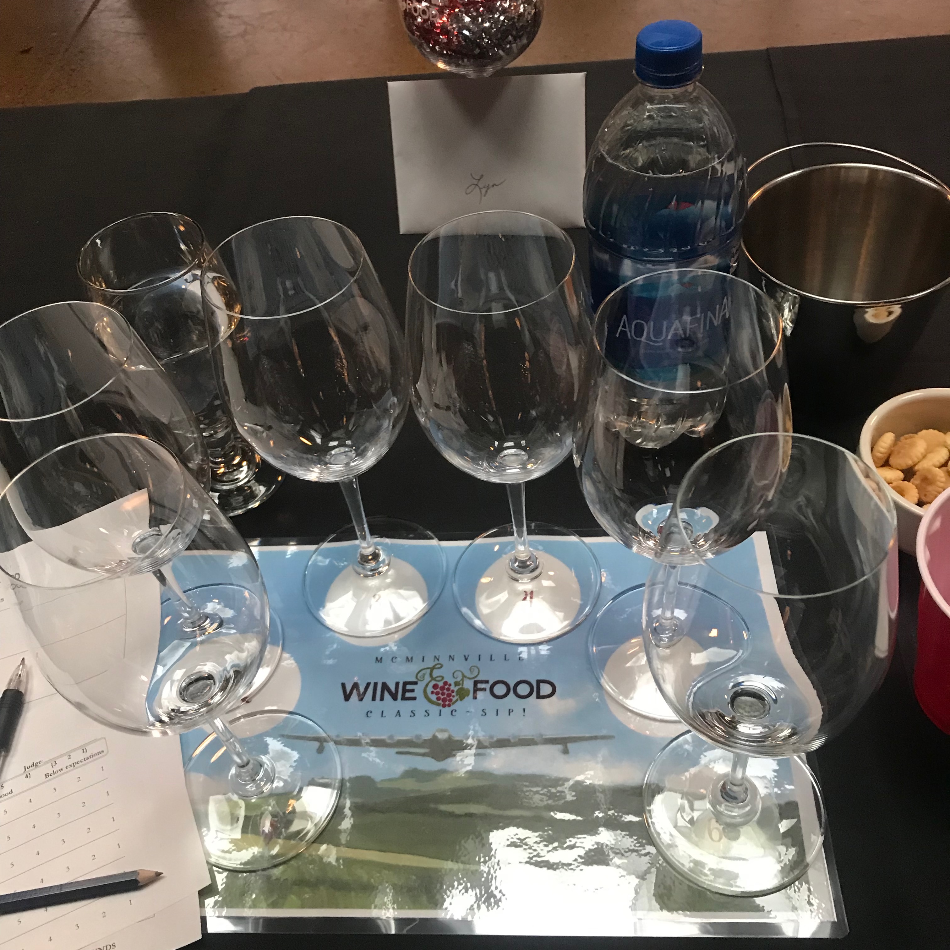 Over 200 premium Oregon wine producers submitted wines to the McMinnville Food & Wine Competition Sip! 2019 Wine Competition, hosted by The Barberry.