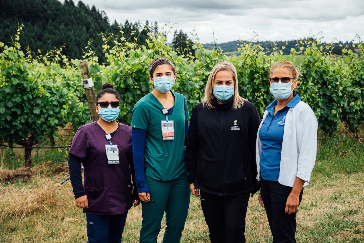 ¡Salud! The Pinot Noir Auction helps fund Oregon's ¡Salud! vineyard worker healthcare program