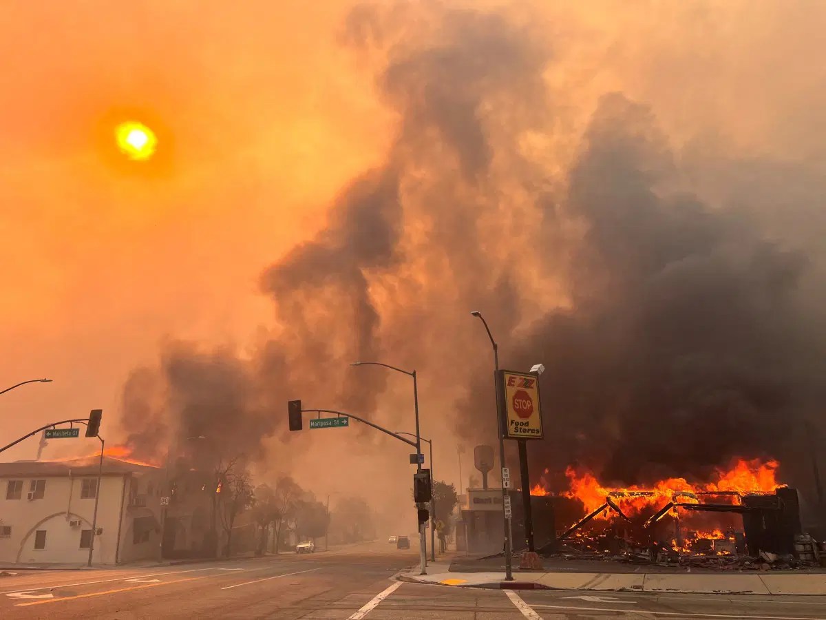 Los Angeles Wildfires Engulfing Celebrity Homes