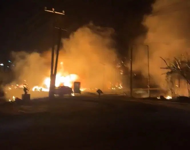 Otedola Bridge Fire Accident